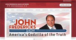 Desktop Screenshot of johnfredericksradio.com